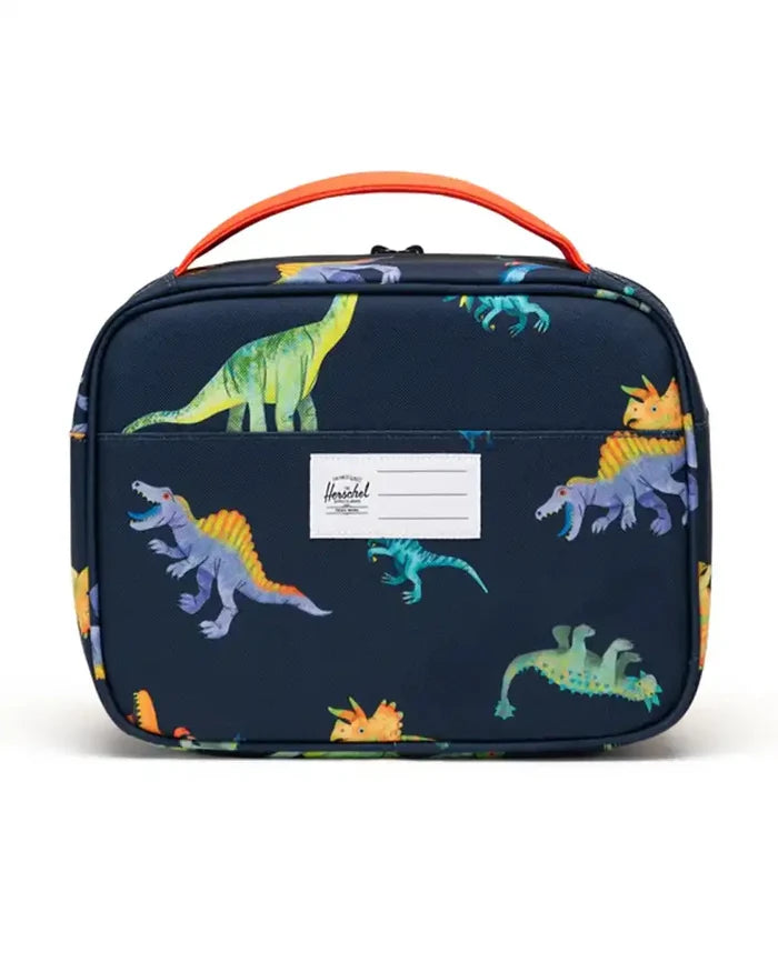 Pop Quiz Little Herschel Lunch Box - Dinos Dark Navy