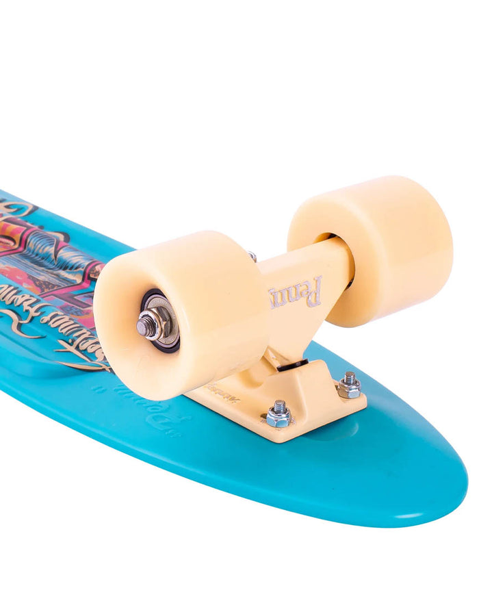 Postcard Coastal Blue 22" Complete Cruiser Skateboard