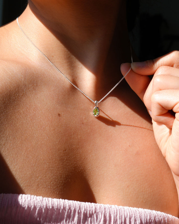 Pretty in Peridot Necklace