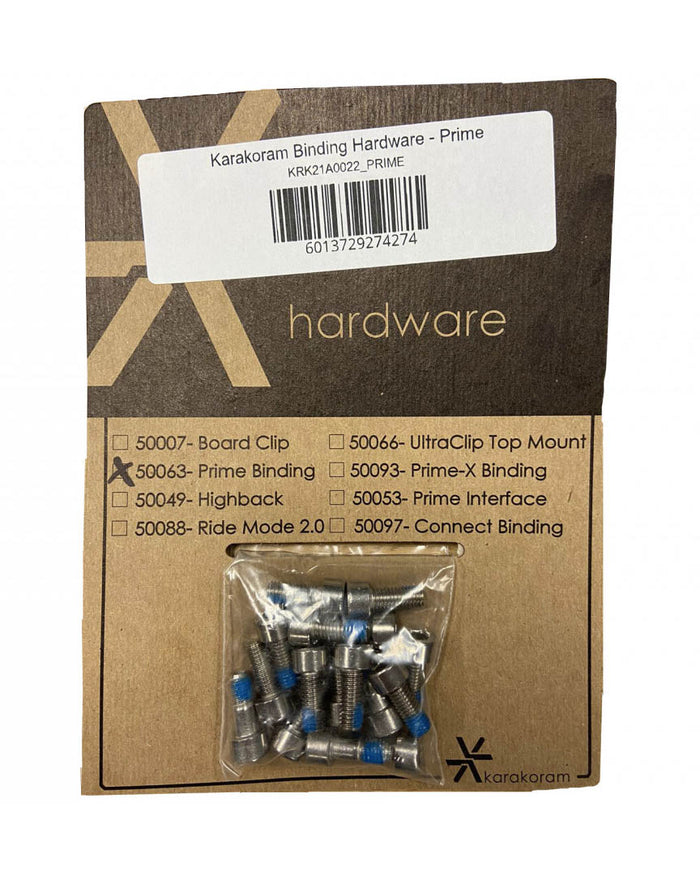 Prime Binding Hardware