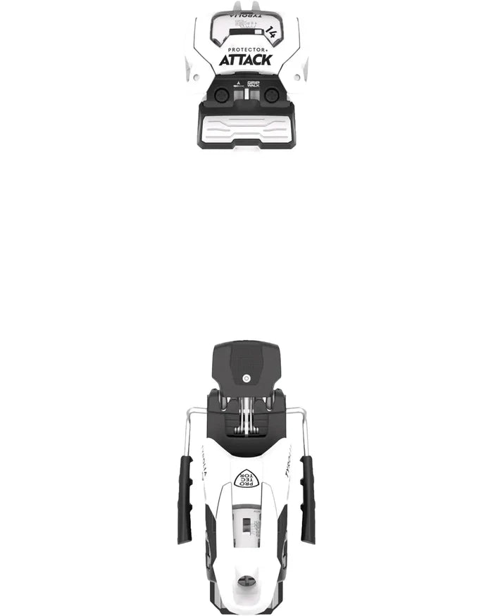 Protector+ Attack 14 Gw Ski Bindings - White 2027