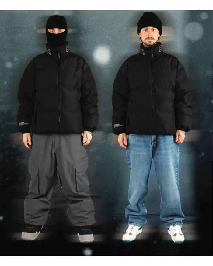 Puffer Winter Jacket - Black