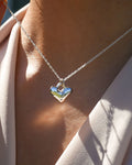 Puffy Heart Lock Necklace