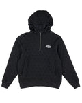 Quilted Hoodie - Black