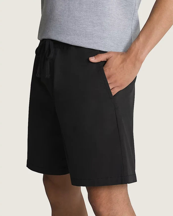 Range Relaxed Elastic Shorts - Black