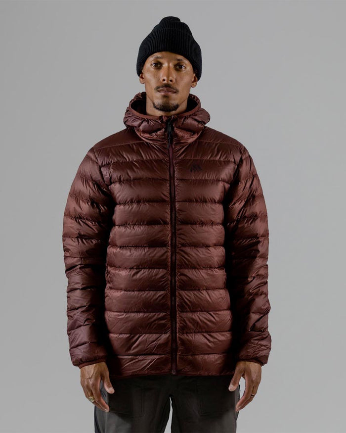 Re-up Down Puffy Hoody Winter Jacket - Vulcan Red