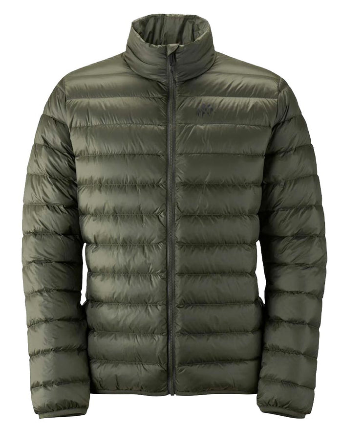 Re-up Down Recycled Puffy Jacket Hoodie - Pine Green