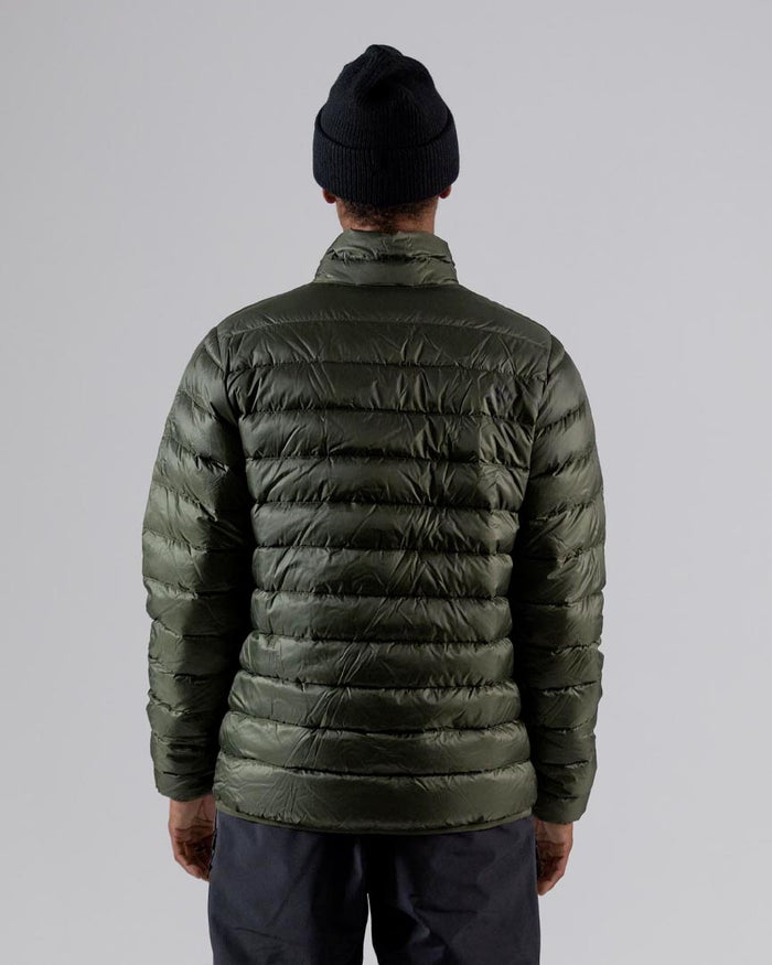 Re-up Down Recycled Puffy Jacket Hoodie - Pine Green