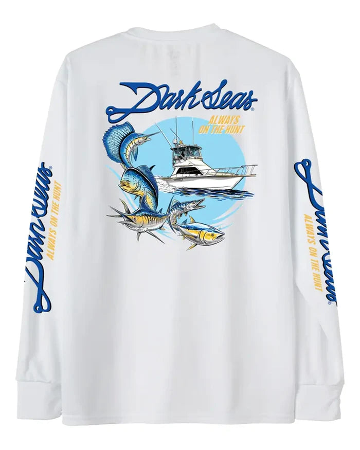 Reel Legends Uv Long Sleeve T-Shirt - White