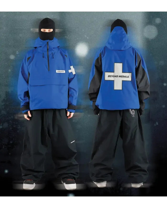 Retro Anorak 2L Winter Jacket - Blue