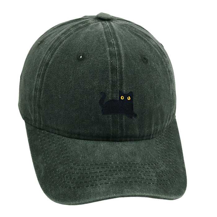 Retro Distressed Men And Women Peaked Cap
