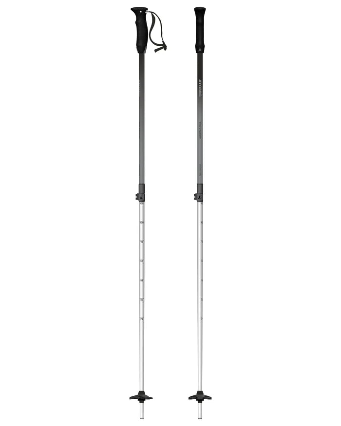 Revent Jr Telescopic Ski Poles - Black