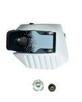 Revolver Lower Right Buckle - White