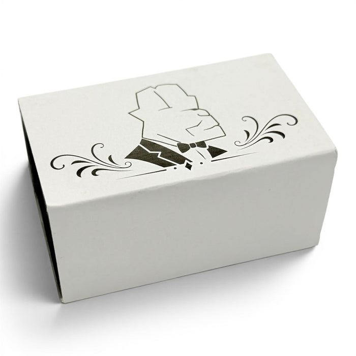 Best Man cufflinks gift box with presentation sleeve
