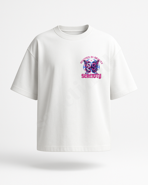 "Rooted in Beauty: SERENITY" – Oversized T-Shirt