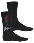 Roses Socks - Black