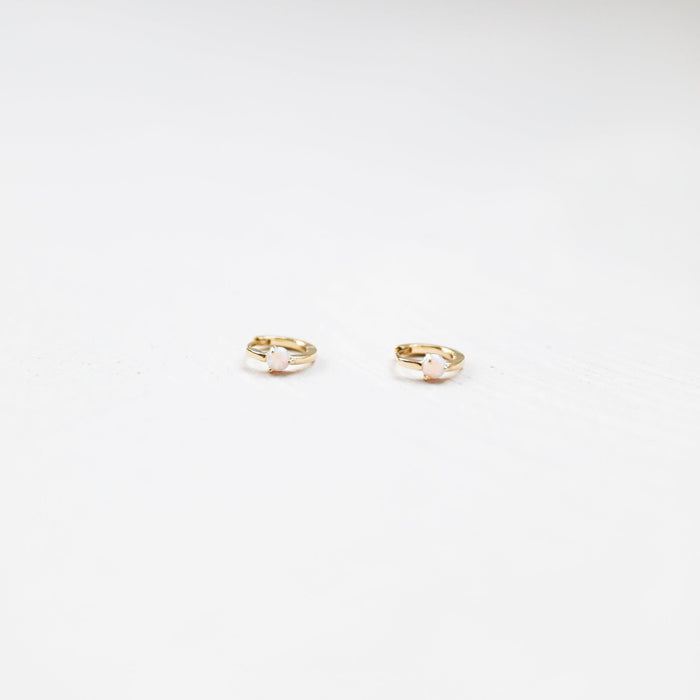 Sardinia Opal Hoop - LLUME Jewelry