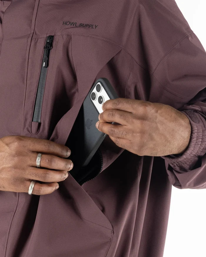 Shell Winter Jacket - Plum