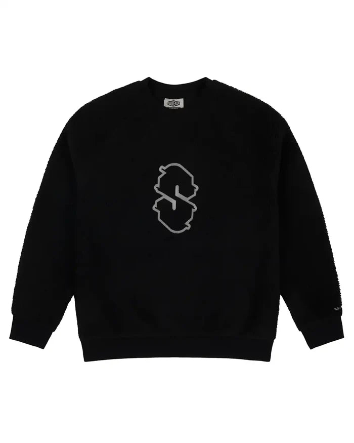 Sherpa Crew Sweatshirt - Black