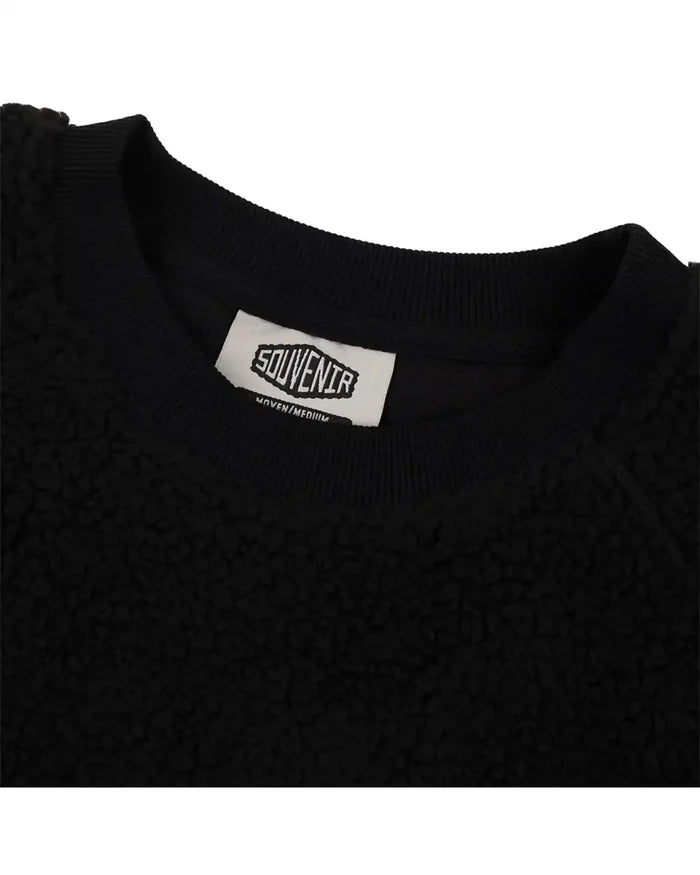 Sherpa Crew Sweatshirt - Black