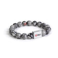 Silver Agate Medical ID Bracelet