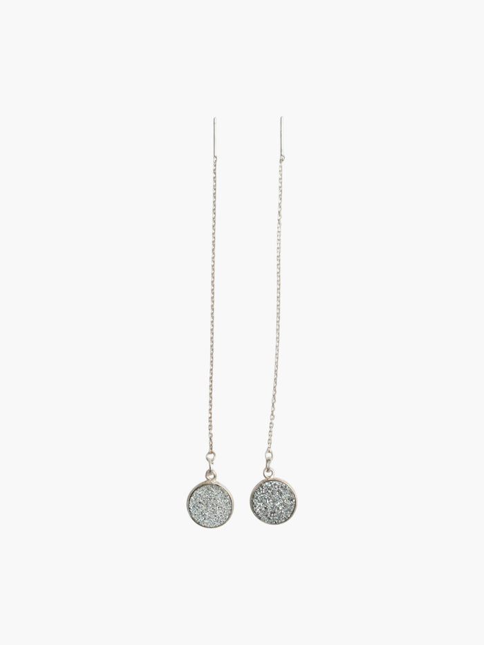 SILVER DRUZY THREADER - My Store