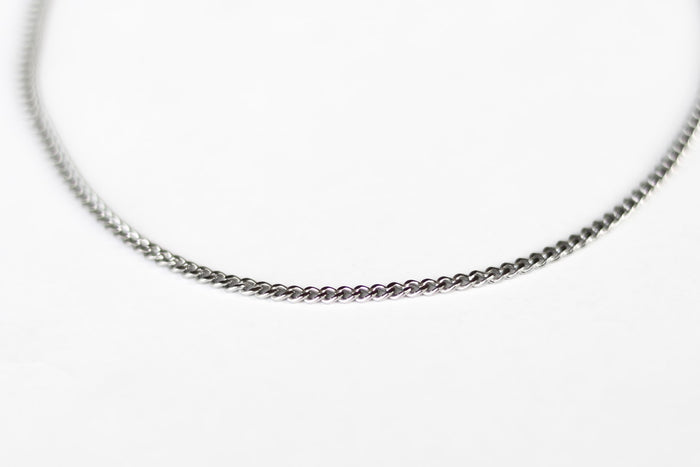 Silver link chain necklace for men - shani-adi-jewerly