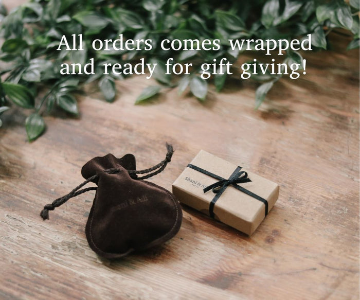 Gift wrapped jewelry