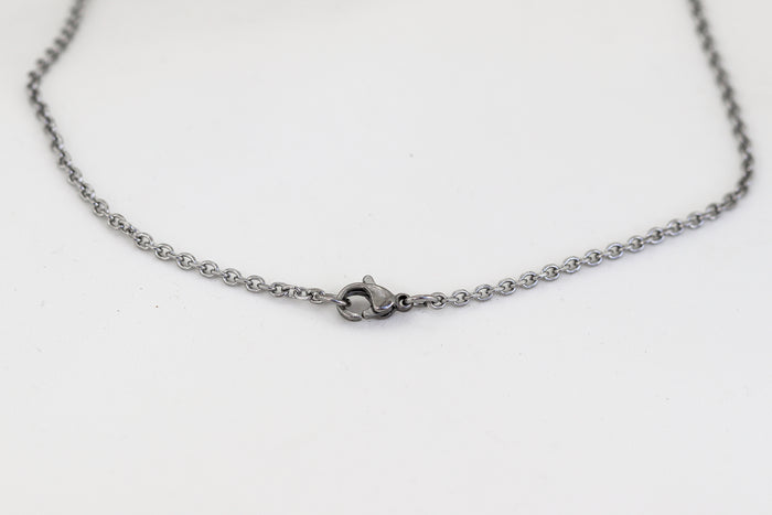 Silver sun necklace for women, stainless steel chain necklace, valentines day gift, waterproof jewelry
