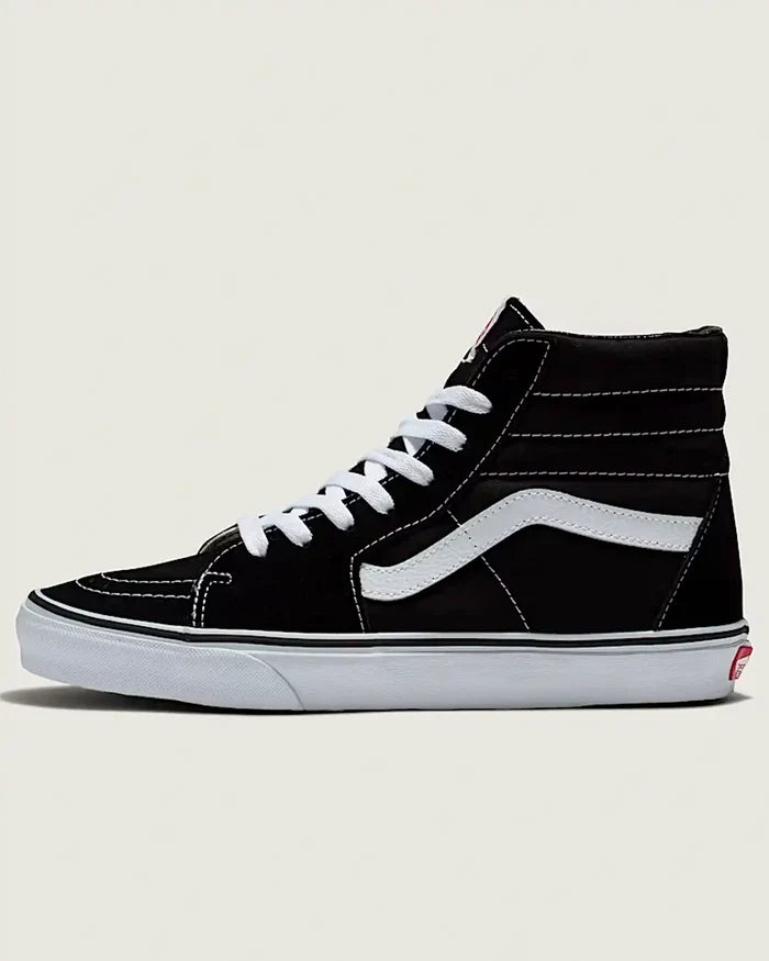 Sk8-Hi Shoes - Black/Black/White
