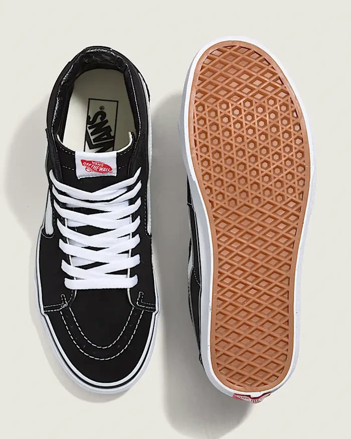 Sk8-Hi Shoes - Black/Black/White