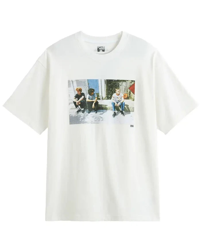 Skate Atiba Haze Curb Crew T-Shirt - White