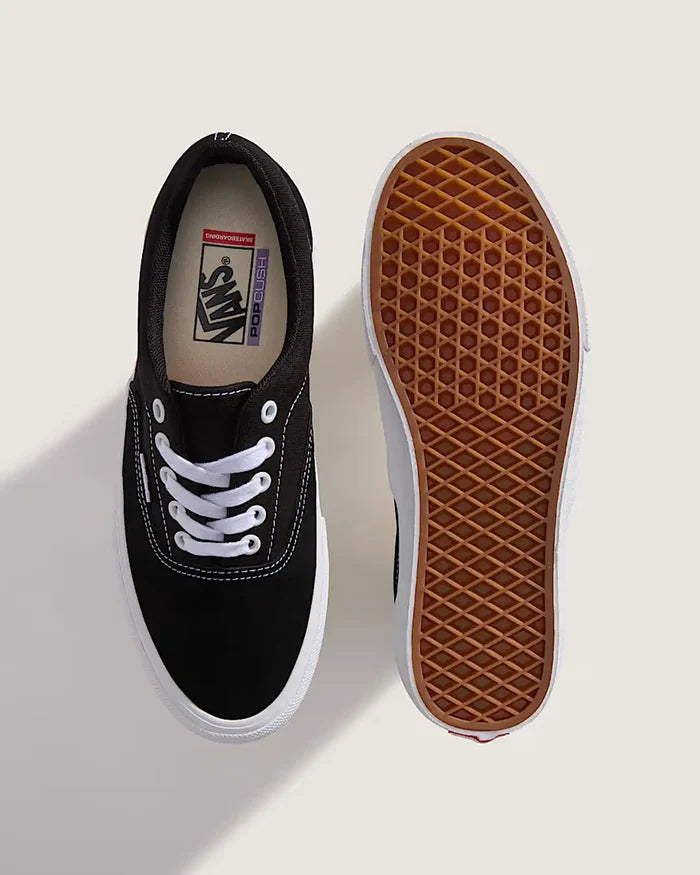 Skate Era Shoes - Black/White