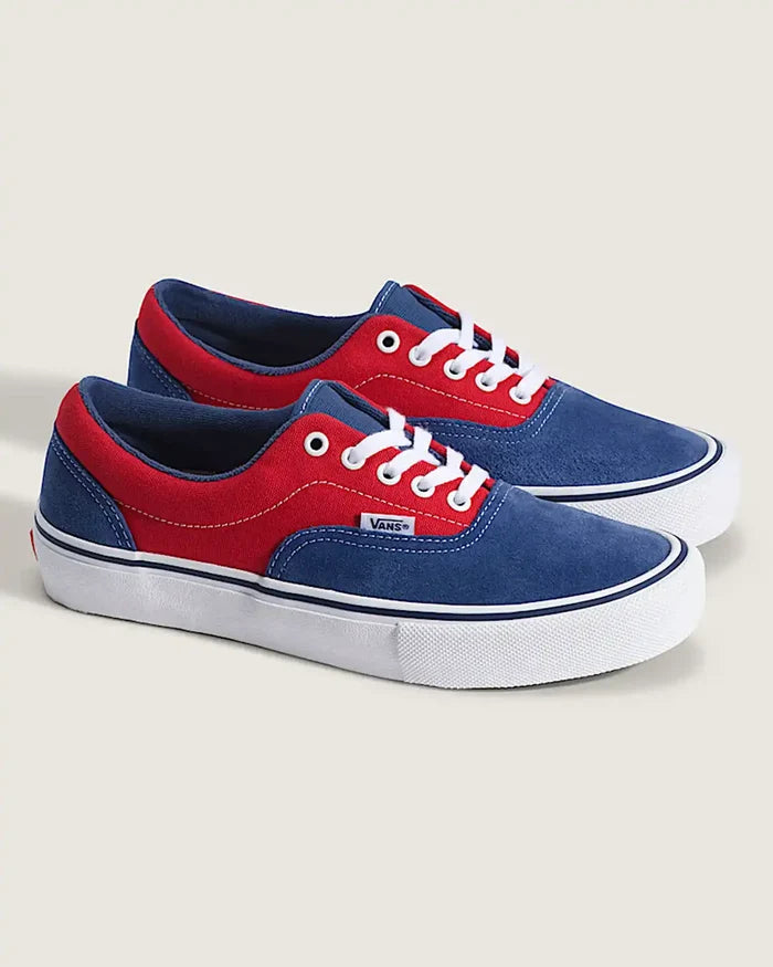 Skate Era Shoes - Blue/Red