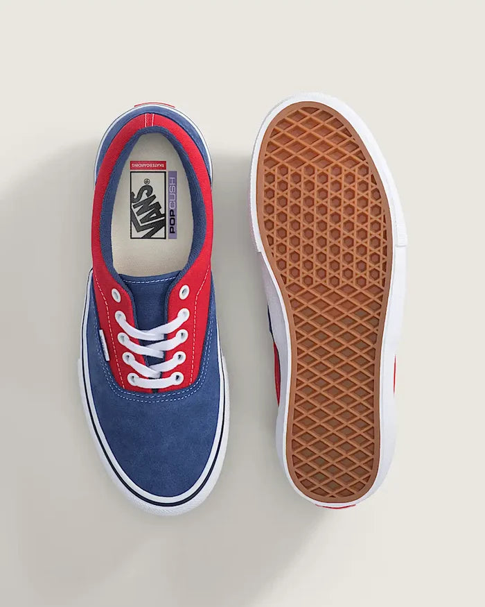 Skate Era Shoes - Blue/Red