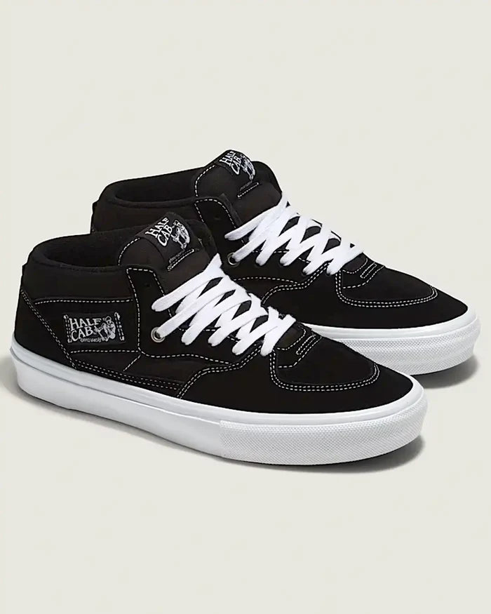 Skate Half Cab Shoes - Black/White