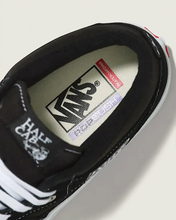 Skate Half Cab Shoes - Black/White