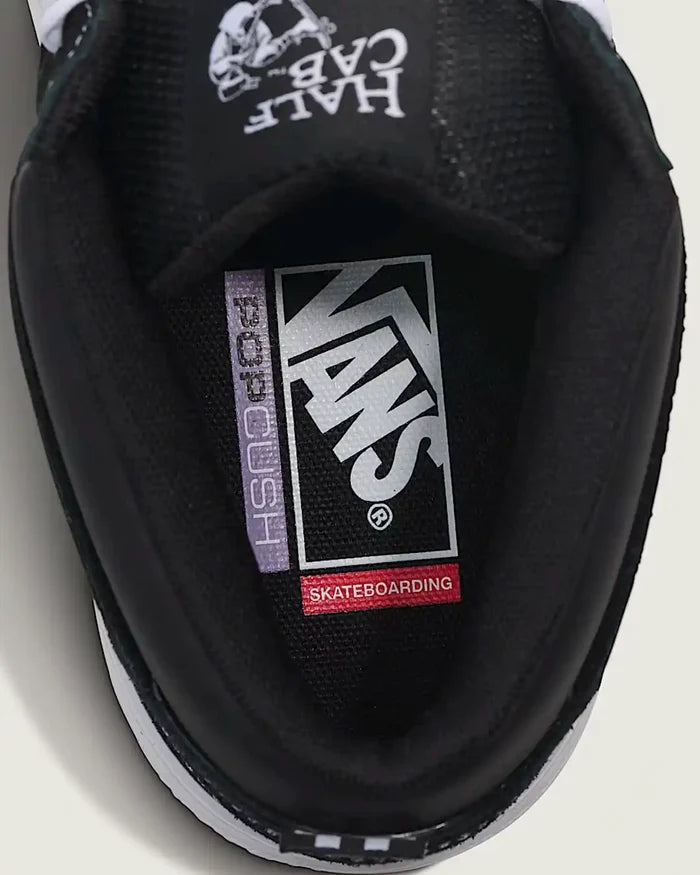 Skate Half Cab Wafflecup Shoes - Black/White