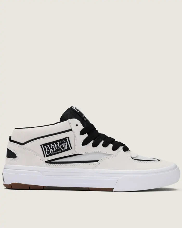 Skate Half Cab Wafflecup Shoes - White/Black