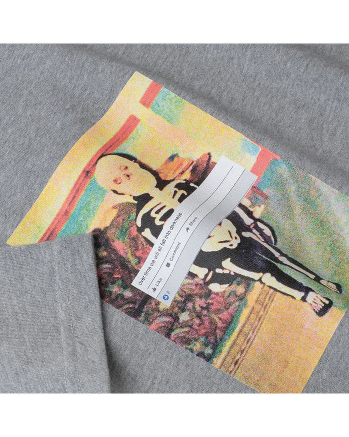 Sketeton Kid T-Shirt - Heather Grey