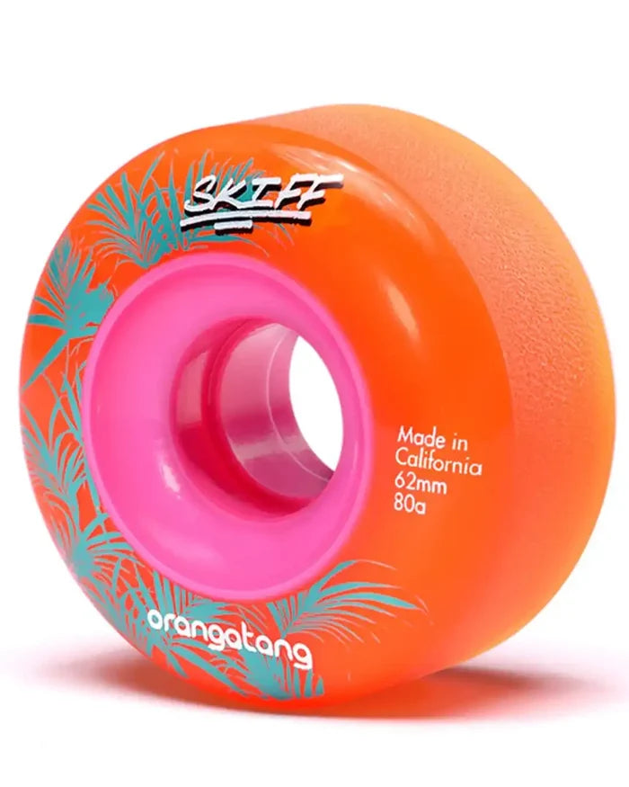 Skiffs Longboard Wheels - Orange