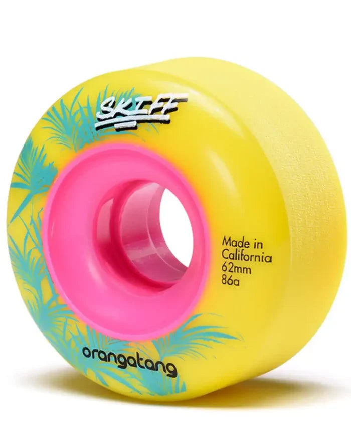 Skiffs Longboard Wheels - Yellow