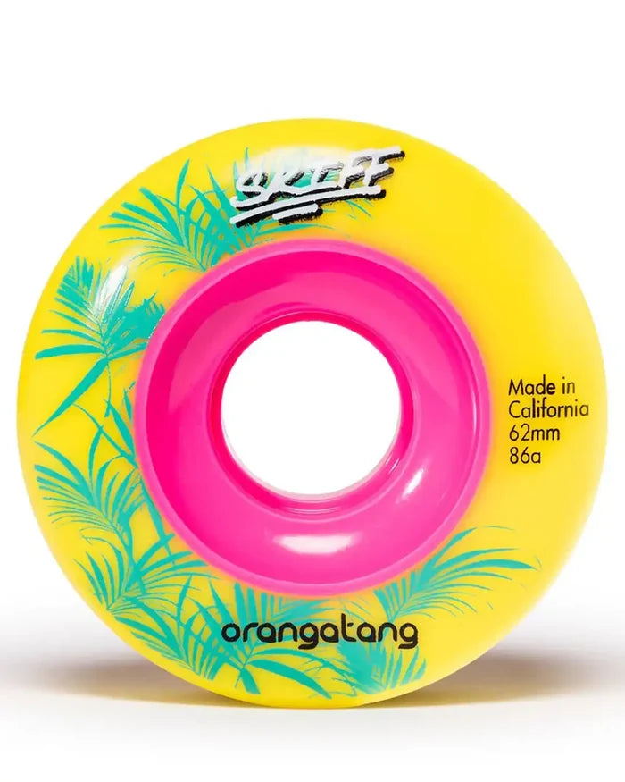 Skiffs Longboard Wheels - Yellow