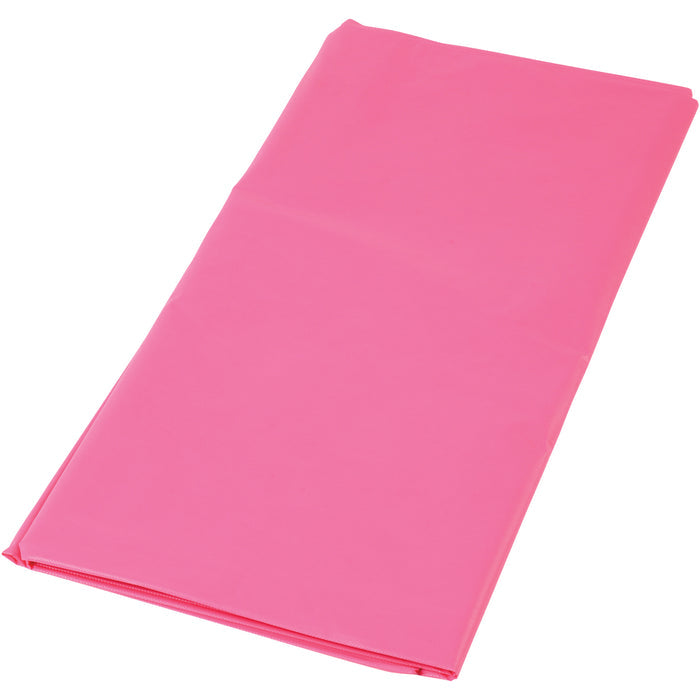 Pink cloth on a white background