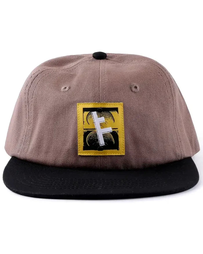 Slant F Hat - Brown