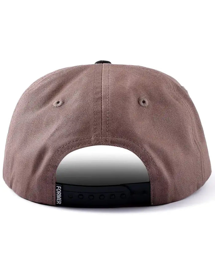Slant F Hat - Brown