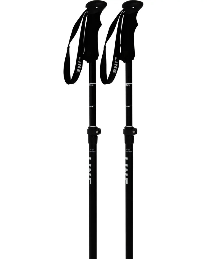 Slider Ski Poles - Black