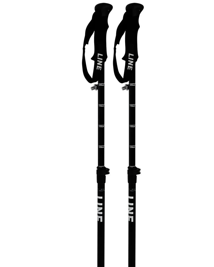 Slider Ski Poles - Black