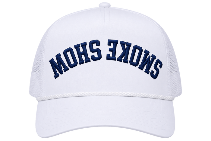 Smoke Show White Trucker Hat