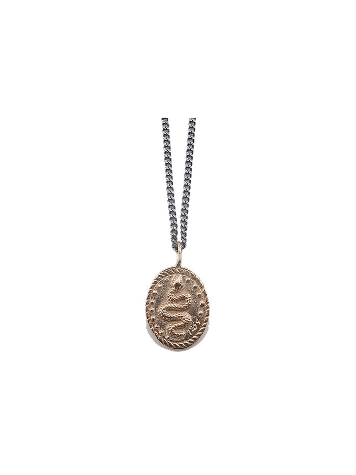 Snake Coin Necklace